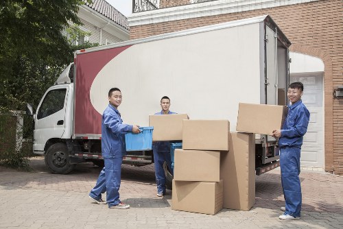 Man and van service loading items in Docklands
