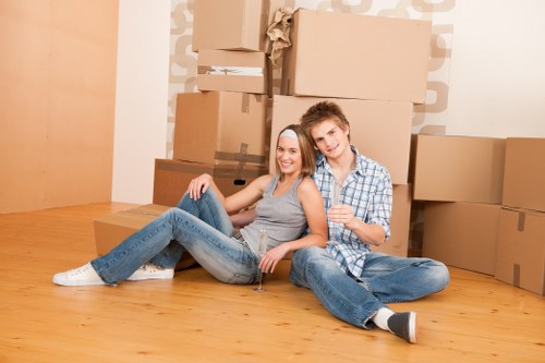 Removal team planning a Docklands apartment move with building access considerations