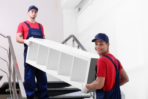 Careful handling of furniture during a Docklands home relocation