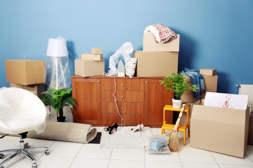 Student removals team planning a Docklands apartment move