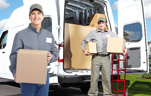 Prepared packing boxes for residential and commercial moves in Docklands