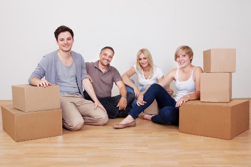 Prepared Docklands moving truck setup for local home and business moves