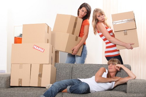 Furniture handling during a local Docklands move
