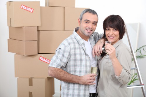 Apartment furniture relocation with lift access in Docklands